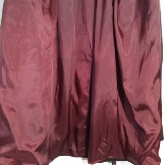 Midnight Velvet Vintage longline wool dress coat with fur trim women's size 14 - Picture 12 of 14